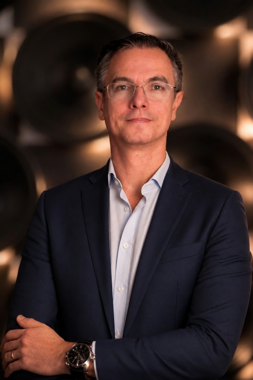 Retrato de Bruno Angélico, editor-chefe da Revista Amanhã é Business